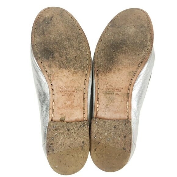 Navyboot Switzerland Silver MADE IN ITALY Horsebit Oxford Penny Loafers Size 39 - Picture 8 of 11